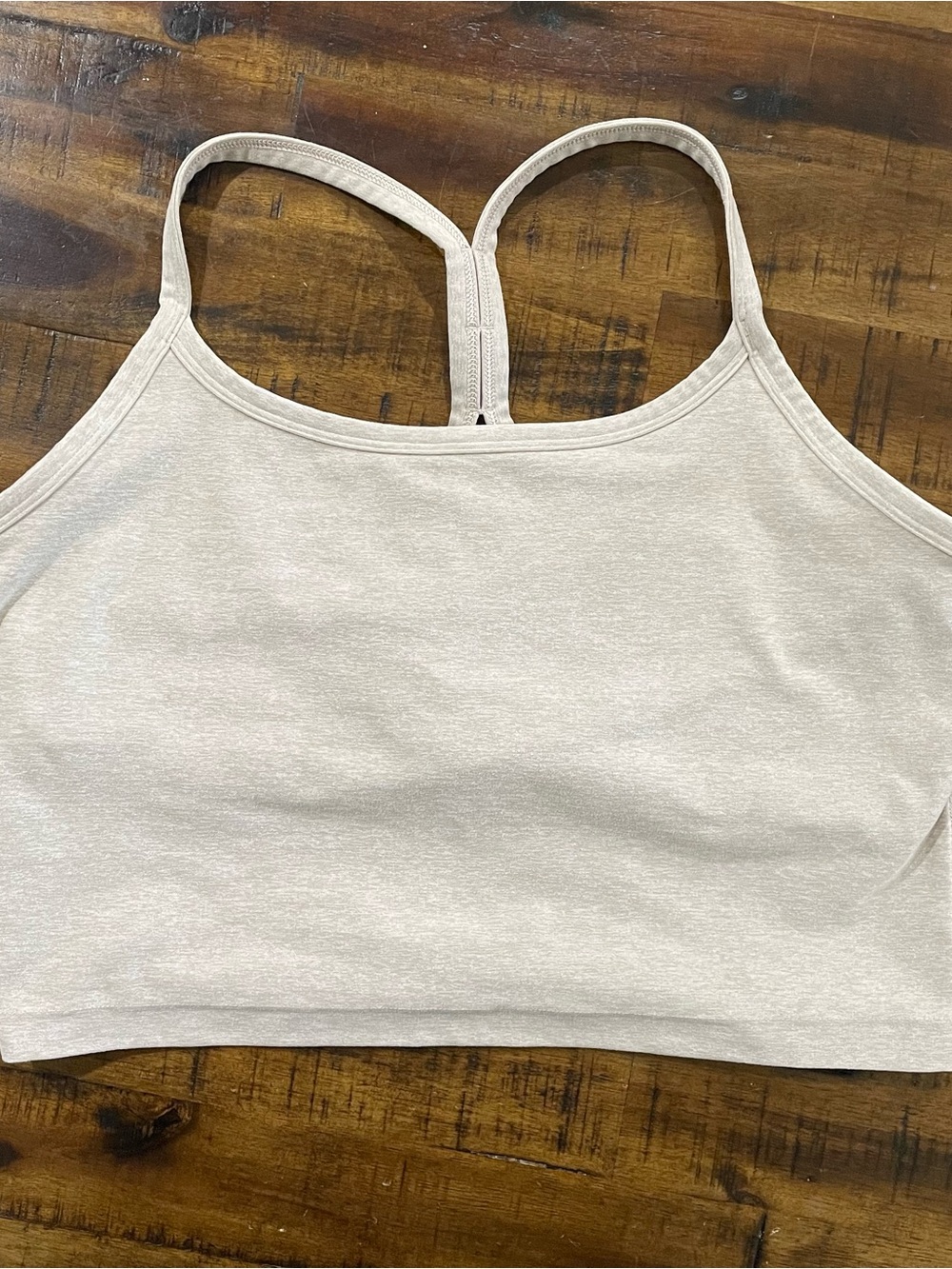 Beyond Yoga Light Beige Racerback Bralette